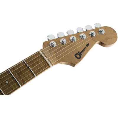 Charvel Guthrie Govan USA Signature HSH Guitar, Roasted Flame Maple Fingerboard, Caramelized Ash image 8