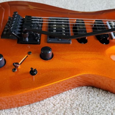 Kramer Original SM-1 Electric Guitar, Orange Crush, New Gig Bag image 3