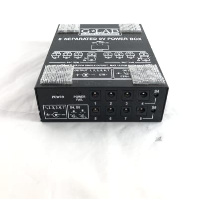 G Lab guitar laboratory 8 separated 9v power box PB-1 | Reverb