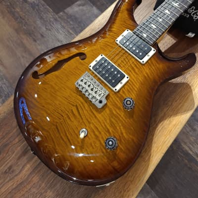 2023 PRS CE 24 Semi-Hollow Black Amber #080 image 9