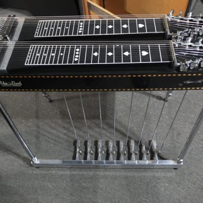 Sho-Bud Super Pro Double Neck 10 String Pedal Steel 8 & 6 1979 - Black Gloss for sale