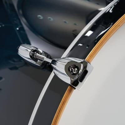 Gretsch 5-pc Renown Drum Kit Set, Toms, Bass & Snare, Gloss Antique Blue Burst image 5