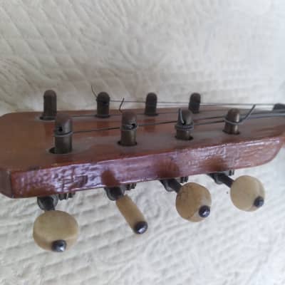 Robert barth ? 1900-1920 - Wood Inlay German bowlback, Neapolitan mandolin , parts or repair image 13