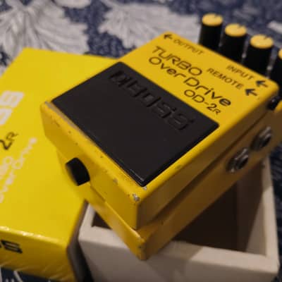 Boss OD-2R Turbo OverDrive (Silver Label) 1994 - 1997 - Yellow image 2