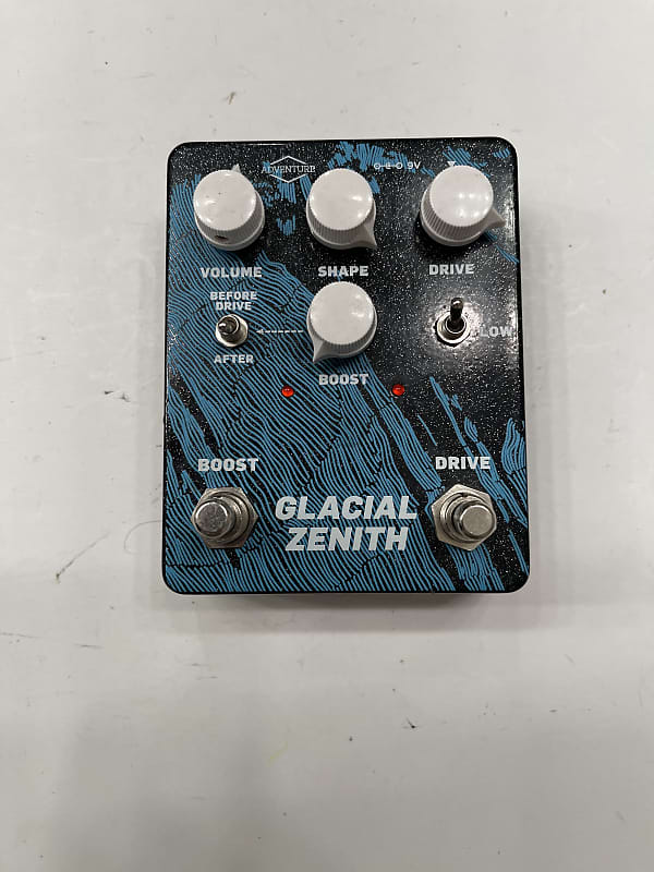 Adventure Audio Glacial Zenith V1 Overdrive Boost Drive Guitar Effect Pedal