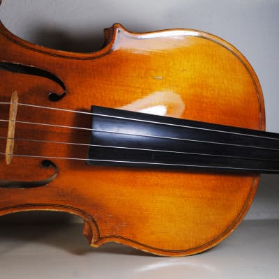 Old used Czech viola 16" 100 years old VIDEO Stradivarius copy 1713 immediately playing condition image 6