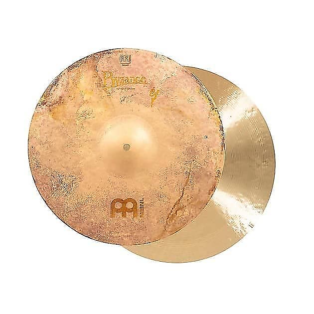 Meinl B16SAH 16" Byzance Vintage Sand Benny Greb Hi-Hat (Pair) Cymbals w/ Demo Video image 1