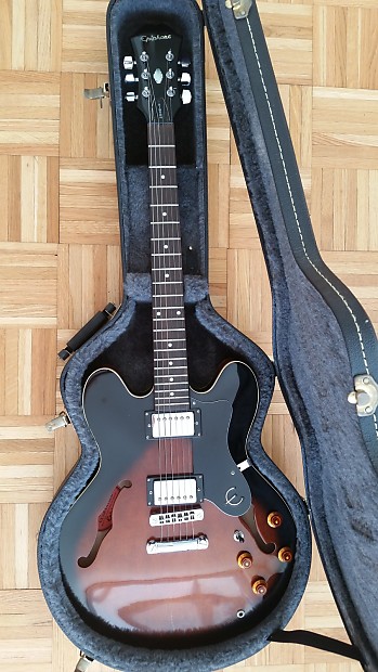 Epiphone Dot 1997 Vintage Burst MIK - MINT! | Reverb