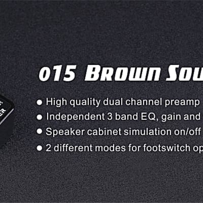 Mooer Micro Preamp 015 Brown Sound  Guitar Effects Pedal Based on Peavey 5150 image 4