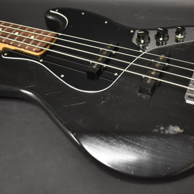 Old Style Guitars Custom Built J-Bass Black w/Gig Bag image 10