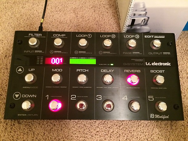 TC Electronic G System iB Modified Limited Edition Black