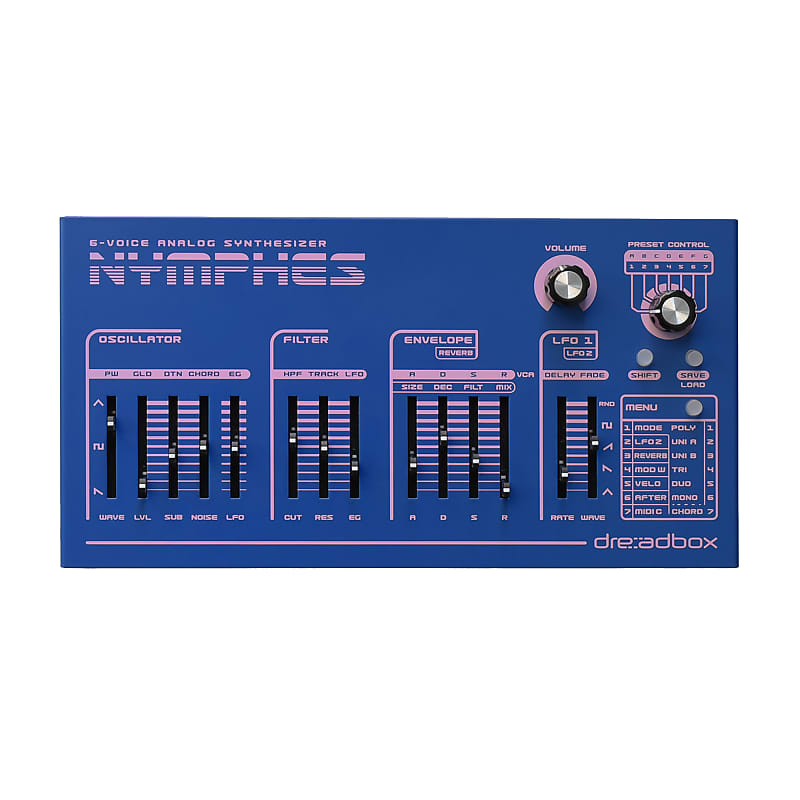 Dreadbox Nymphes 6-voice Desktop Analog Synthesizer image 1