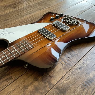 1990 Orville by Gibson Thunderbird Electric Bass Guitar Sunburst MIJ Fujigen image 6