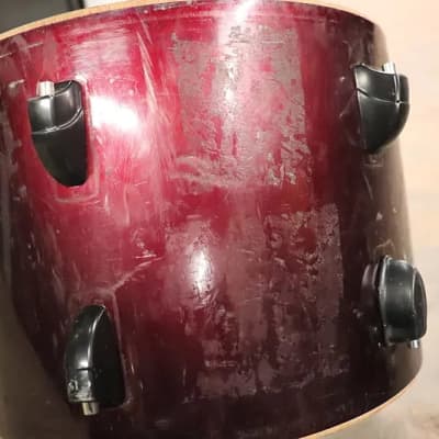 Maxwin 9x13 Tom Drum Shell Red Vintage 1970's image 5