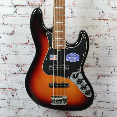 w*ん様 Fender USA American Deluxe Jazz Bas Fender American Deluxe Jazz Bass V - Black | Sweetwater