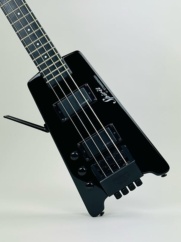 Steinberger Spirit XT-2, "One For My Lefty Bass Brothers!" 2023 - Black image 1