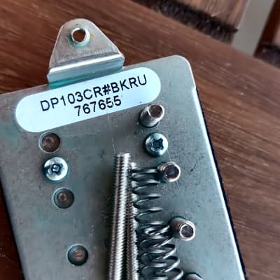 DiMarzio DP103 36th Anniversary PAF Neck Humbucker - Double Cream / Creme with black logo image 6
