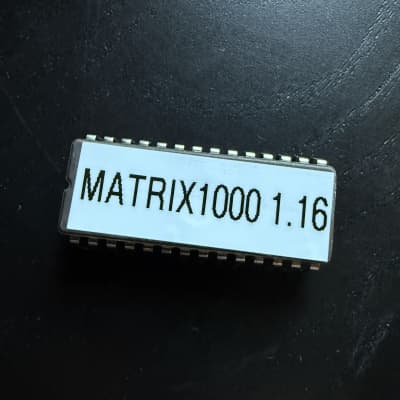 Oberheim Matrix 1000 Firmware Update 1.16 Gligli Eprom