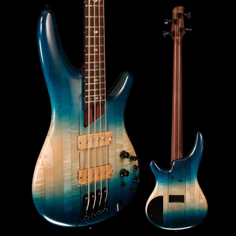 Ibanez SR Premium 4str Bass, Caribbean Islet Low Gloss 9lbs 3.3oz image 1