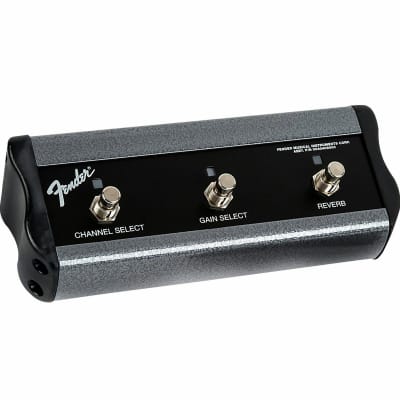 Fender 3-Button Footswitch with 1/4" Jack, Channel, Gain, Reverb image 2