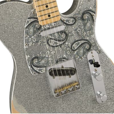 Fender Brad Paisley Road Worn Telecaster - Silver Sparkle image 3