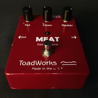 NOS Toadworks Meat Deluxe Boost  Guitar Effects Pedal image 10