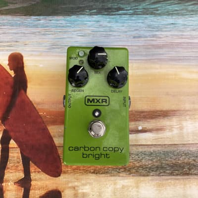 MXR M269SE Carbon Copy Bright Analog Delay 2015 - 2021 - Green electric guitar Analog  effect Pedal, Echo image 3