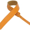 Levy's DM1SGC-TAN Leather Guitar Strap 2 1/2" Christian Cross with Suede Backing Tan