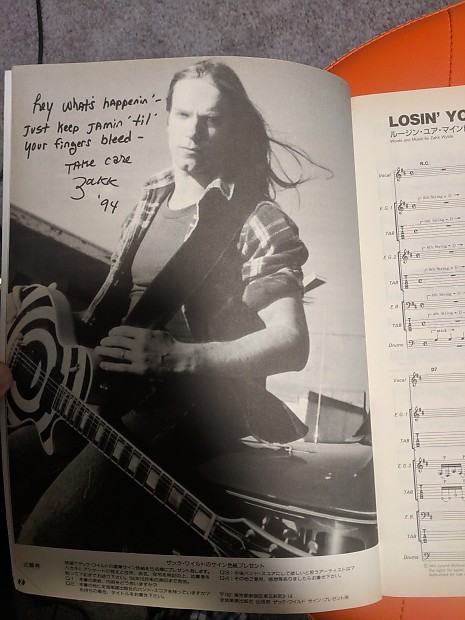Zakk Wylde pride&glory/book of shadowスコア