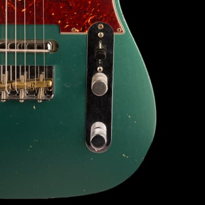 Fender Custom Shop Masterbuilt Dennis Galuszka Subsonic Telecaster Journeyman Relic Sherwood Green Metallic image 9