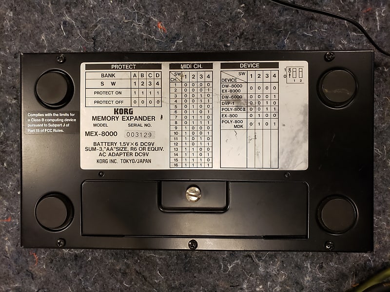 KORG コルグ MEX-8000 MEMORY EXPANDER Korg MEX-8000 Memory Expander - Syntaur