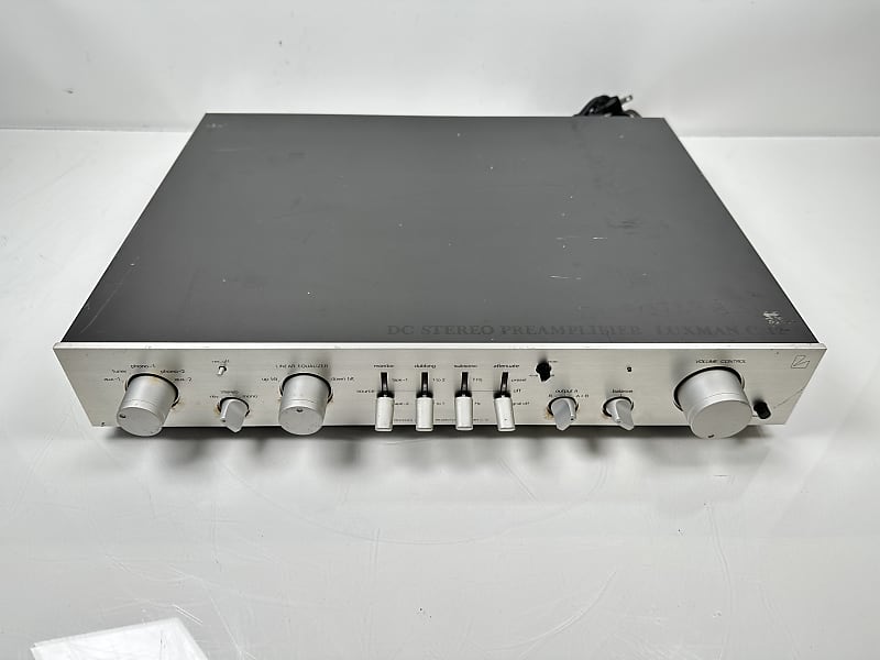 Vintage Luxman C-12 Stereo Preamplifier Line & Phono Stage | Reverb