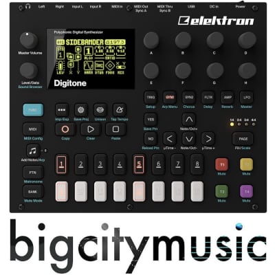 Elektron Digitone 8-Voice Digital Synthesizer - Black