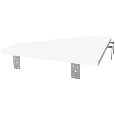 Modular Side Rack Adapter White Glorious DJ image 1