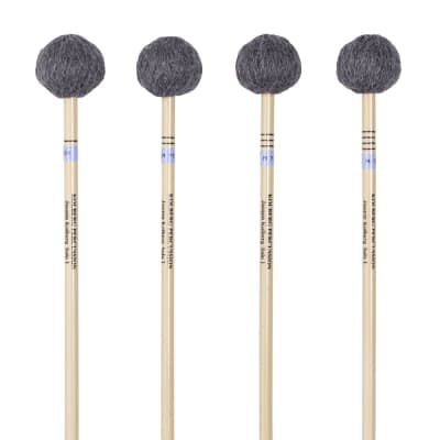 Kolberg R701 marimba mallets Jasmin Solo 1 blue, set of 4 rattan image 1