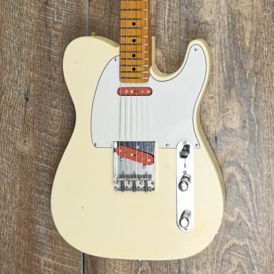 MyDream Partcaster Custom Built - Relic Aged White Tele Hand-wound Tapped Pickups image 3
