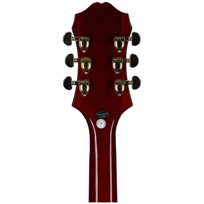 Epiphone Broadway Electric Guitar (with Gig Bag), Wine Red image 8