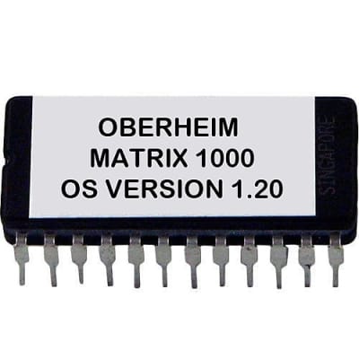 Oberheim Matrix 1000 V 1.20 OS latest upgrade firmware EPROM Rom Matrix-1000