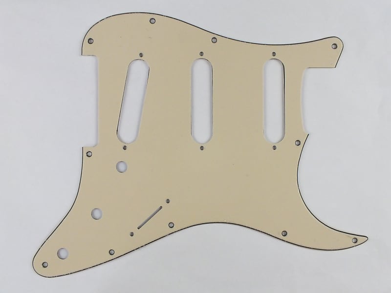 Stratocaster Vintage Cream CBC Scratch Plate 11 hole | Reverb