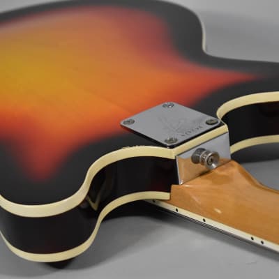 1966 Fender Coronado XII Sunburst Finish 12 String Electric Guitar w/OHSC image 9