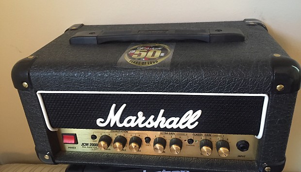 Marshall 50th Anniversary JCM 2000 1 Watt Head 2012 *Made in England!*