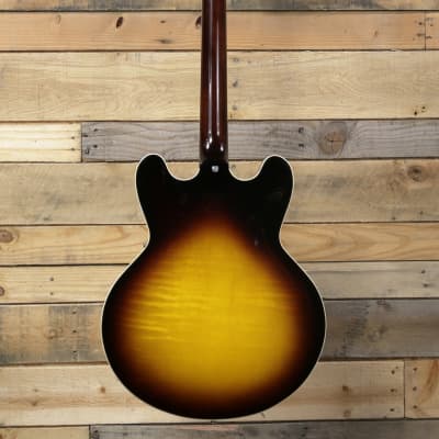 Heritage  Standard H-535 Semi-Hollow Electric Guitar Original Sunburst w/ Case image 5