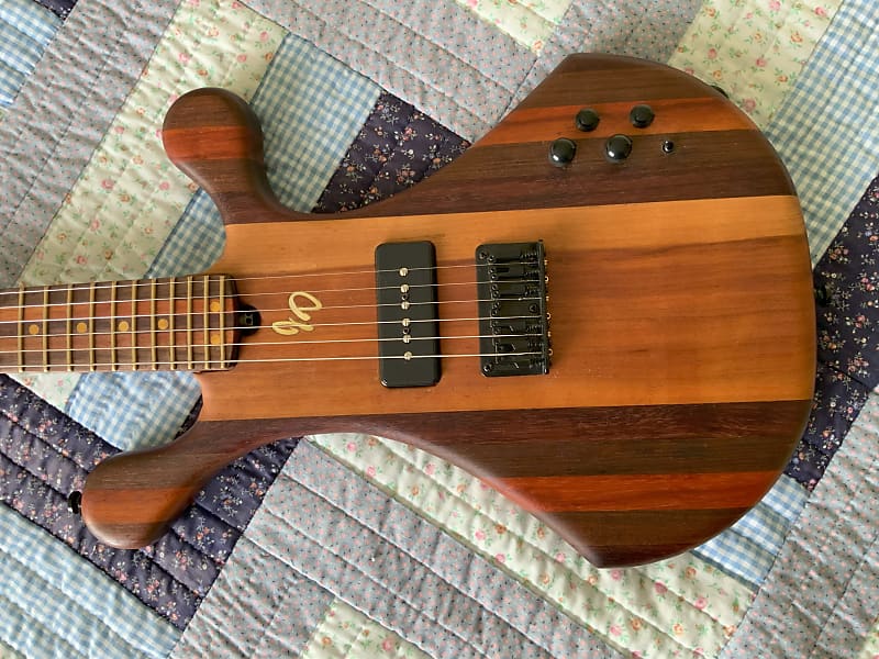 Stunning Woods JD Guitars KS-2 Cherry, Purpleheart, Walnut & African Padauk image 1