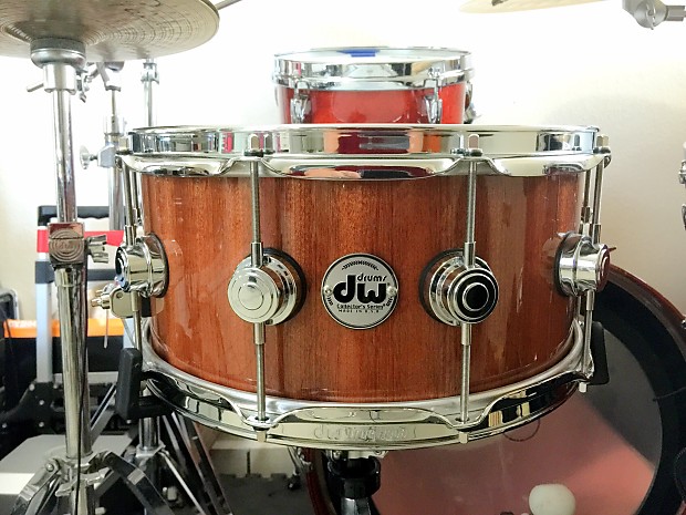 DW Maple Mahogany Mahogany Snare Reverb