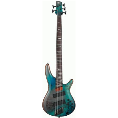 Ibanez SRMS805 Bass Guitar 5-String Tropical Seafloor image 1