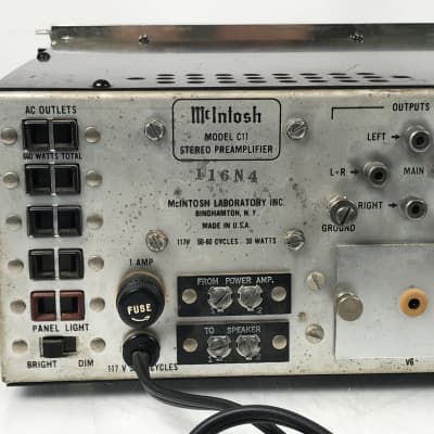 McIntosh Model C11 Control Stereo Preamplifier image 9