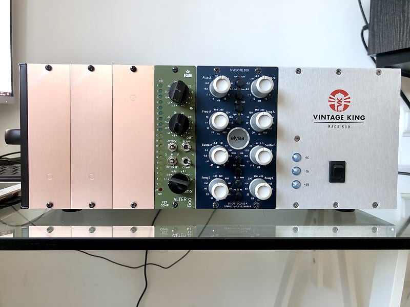 Vintage King Rack serie 500 2019 Silver/Black Reverb