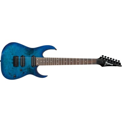 Ibanez RG7421PBSBF RG Standard 7-string Guitar - Sapphire Blue Flat image 2