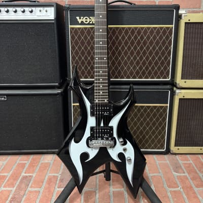 B.C. Rich Warlock Black & White Tribal image 2