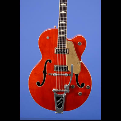 Gretsch 6120 Chet Atkins Hollow Body (third version) 1957 - Amber Red image 1